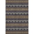 thumbnail image 2 of Addison Rugs Mayfield Premium Machine Washable Transitional Stripes Plum Rectangle Rug, 9' x 12', 2 of 8