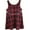 #1Red Plaid, variant on FITVALEN Women's Camisole with Built in Bra Plus Size Casual Loose Tank Tops Sleeveless Shirts Adjustable Straps (S-4XL）