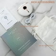 thumbnail image 2 of Dispositivo Gua Sha de Jade Blanco Aurora VRAIKO, Herramienta Facial Gua Sha con Calor y Vibraci&#2013265923n, Masajeador Facial en Casa para una Tez M&#2013265921s Lumino, 2 of 6