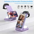 thumbnail image 3 of Cshidworld Wireless Charger, 23W Fast Wireless Charging Stand for iPhone 17 Pro/16e/15/14/13/13 Pro/ 12/12 Pro/11/XS Max Galaxy S25 S24 S23 S10, Chargings Station for AirPods 4/3/2/Pro, iWatch Series, 3 of 9