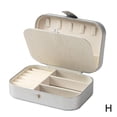 thumbnail image 1 of Wbxfbo Double-Layer Leather Jewelry Storage Box with Portable Design ,Multi-Compartment Organizer for Rings Earrings Necklaces ,Travel-Friendly Anti-Oxidation Display Case, 1 of 8