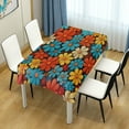 thumbnail image 4 of Yayeee Tablecloths 54" x 54" Rectangle Wrinkle Resistant Party Table Cover, Blooming Flowers, 4 of 8