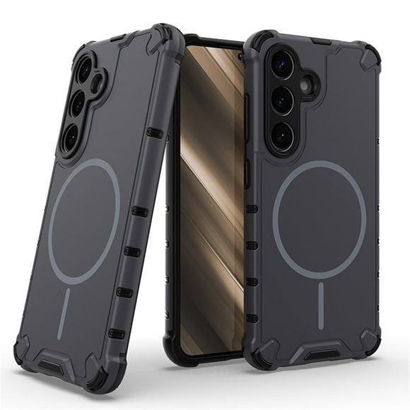 Funda para Samsung Galaxy A36 de 5 G [Compatible con Airbag de Grado Militar MagSafe], Funda Protectora Anticaída para Teléfono de Color Sólido, Gris Oscuro, para Galaxy A36 (5 G)