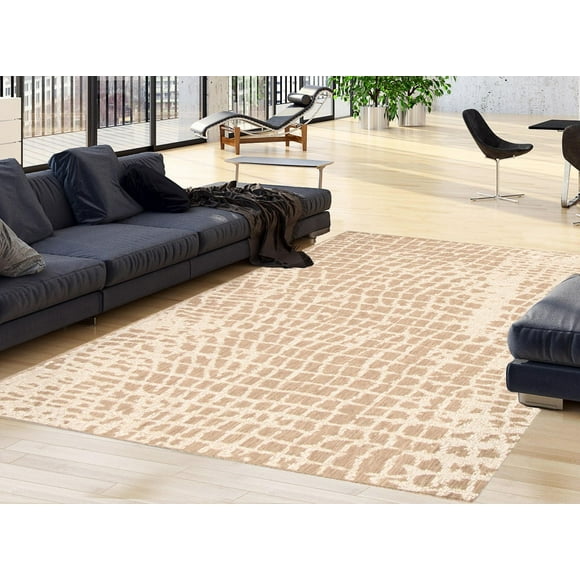Tapis ECARPET Intérieur Extérieur pour Patio, Terrasse, Salon Collection Sisal Safari