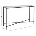 thumbnail image 3 of SAFAVIEH Couture Jessa Glam Metal Console Table, Black/White, 3 of 11