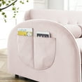 thumbnail image 6 of Holaki Modern 55.5" Pull Out Sleep Sofa Bed 2 Seater Loveseats Sofa Couch with side pockets, Adjsutable Backrest and Lumbar Pillows for Apartment Office Living Room, 6 of 11