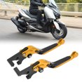 thumbnail image 4 of Brake  Handles,  High Rigidity Comfortable Grip Brake  Levers 2PCS Extendable  For Motorcycle Modification Black,Red,Gold,Blue,Gray,Silver,Orange,Green, 4 of 8