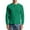 Green, variant on Men's Casual Knit Button Up Long Sleeve Henley Shirt, Top for Fall Winter, Layering Piece and Versatile Wardrobe Essential,Black,L