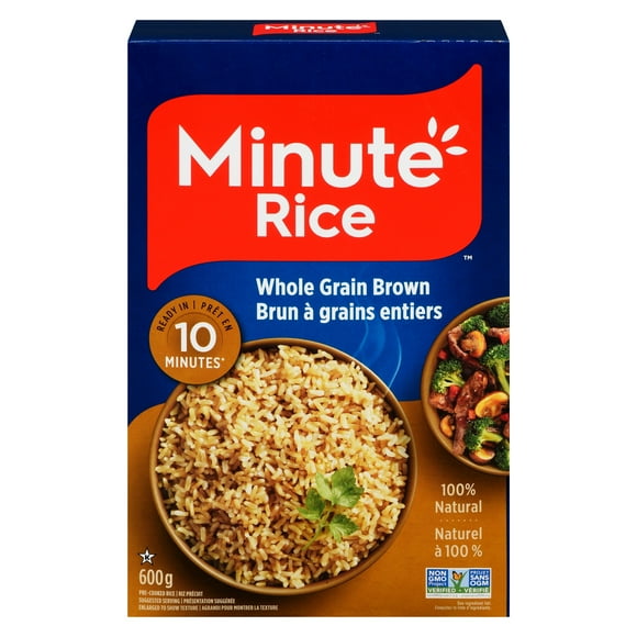 Minute Rice® Premium Instant Whole Grain Brown Rice , 600g, 600 g