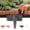 Black, variant on Imitation Stone Garden Fence - DIY Garden Edging Border, 2026 New Plastic Garden Retaining Fence, Interlocking No Dig Decorative Garden Fence with Stakes, for Yard, Patio, Outdoor