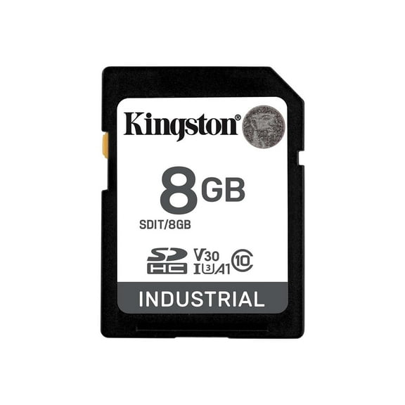 Kingston Industrial 8 GB Class 10/UHS-I U3 V30 SDHC SDIT8GB