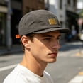 thumbnail image 5 of Quick Dry Short Brim Baseball Cap for Men Women, Breathable Flat Brim Camper Hat, Outdoor Sun Protection Cap, Adjustable Lightweight Hat Suitable for Fishing Backpacking Everyday Activities, 5 of 5