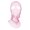 Hot Pink, variant on Lace Masquerade Headband Hair Full Face Party Black Headgear Mesh Headwear Hot Pink One Size