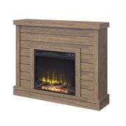 Twin Star Home Shiplap Wall Mantel Electric Fireplace
