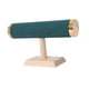 thumbnail image 3 of Organizador de pulseras, soporte para barra, vitrina, soporte multifuncional para pulseras de arpillera. franela verde, 3 of 9