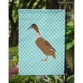 thumbnail image 3 of Caroline's Treasures BB8035GF Dutch Hook Bill Duck Blue Check Flag Garden Size , Small, multicolor, 3 of 3
