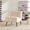 Beige, variant on Pawverly Contemporary Slipper Chair with Solid Wood Legs, Upholstered Side Chair for Apartment, Vanity or Guest Seating, Decorative Armless Lounge Chair, Green