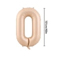thumbnail image 2 of 40 Inch Cream Number Balloon,Beige Large Birthday Balloons,Girl Kids Adult Happy Birthday Party Decoration Wedding, 2 of 2