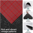 thumbnail image 3 of Red Christmas Plaid Pattern Kitchen Rugs Sets Of 3,Kitchen Runner Rugs Non Skid Washable,Decorative Kitchen Floor Mats for Kitchen,Sink,Laundry,17"x30"+ 17"x47" + 17"x59", 3 of 6