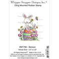 thumbnail image 2 of Whipper Snapper Cling Stamp 4"X6"-Benson, Pk 1, Whipper Snapper Designs, 2 of 2