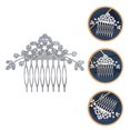 thumbnail image 1 of unbranded Accesorio Para Novia Peine Con Zirconia Plateada Para En Bodas Y Ocasiones Especiales, 1 of 8
