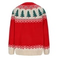 thumbnail image 7 of Guluxicc Women's Christmas Sweaters Crewneck Long Sleeve Chunky Knit Sweaters Pullover Tops Winter Trendy Outfits, Red, XL, 7 of 7