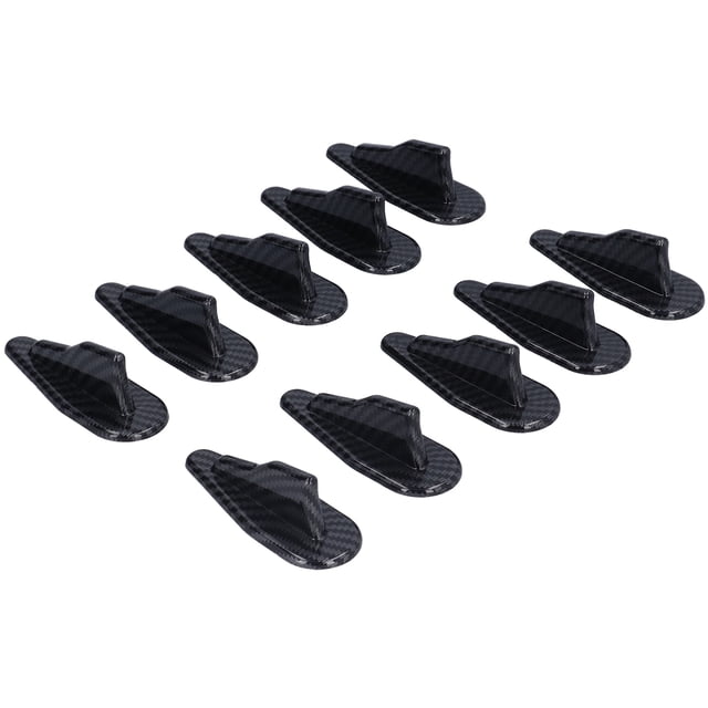 Difusor de alerón, kit de 10 piezas de aleta de tiburón, difusor de carreras, accesorio para automóvil, ultra sensible