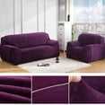 thumbnail image 5 of CJC 1/2/3/4 Seater Couch Sofa Slipcover Protector Velvet Stretch Plush Thick Sofa Covers, 5 of 11