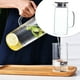 thumbnail image 5 of Jarra de vidrio transparente con tapa para servir agua fría o caliente, té helado o bebidas. tal como se describe, 5 of 8