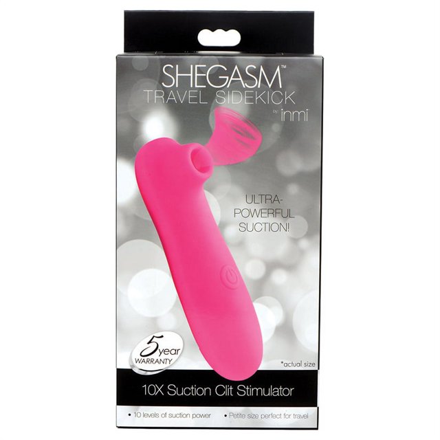 Shegasm Travel Sidekick Vibromasseur à Succion, Rose