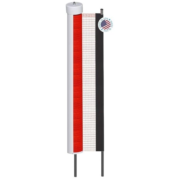 Retractable Driveway Guard, Orange, 25' | Driveway Safety; Outdoor Net; Barrier; Adjustable …