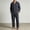 Black, variant on Jamicy Mens Pajama Set Cotton Pjs Set Long Sleeve Sleepwear Button Down Winter Home Wear Soft Loungewear Set with Pockets