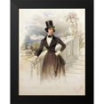 thumbnail image 2 of Hau, Wilhelm 12x14 Black Modern Framed Museum Art Print Titled - Lady In Riding Habit, 2 of 5