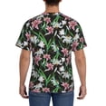 thumbnail image 3 of Qekee Lilies Flowers Classic Fit T-Shirt Men's Shirt Men's Tight Short Sleeves for Exercise, Running, Mountaineering - Lilies Flowers, 3 of 9
