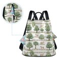 thumbnail image 7 of FORMRS Women's Travel Backpack Purse Anti-Theft Hidden Pockets Casual Shoulder Bag, Watercolor Horses Pattern, 7 of 7