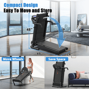 FYC Foldable Portable Treadmill for Home & Office, Compact Folding Treadmill 300 LBS Capacity, App Control, Small Space
