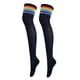 thumbnail image 1 of Calcetines Yinane Cosplay por Encima de la Rodilla Negro Rayas, 1 of 7