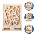 thumbnail image 3 of Wooden Marble Game Toy Children Marble Shooting Toy Desktop Educational Toy, 3 of 5
