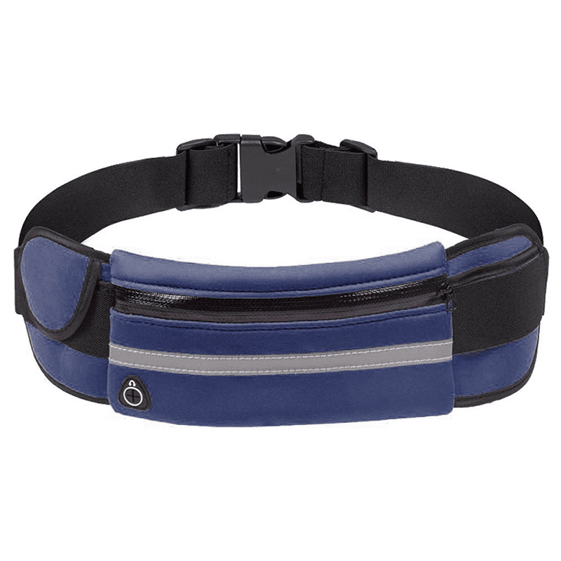 Ceinture De Course étanche Avec Porte-bouteille, Bande Réfléchissante – Réglable 60-110 Cm, Sport Et Rando