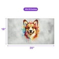 thumbnail image 5 of Watercolor Drip Corgi Pop Art Colorful Portrait Artwork Doormat Welsh Corgi Dog Lover Gifts Idea Indoor Outdoor Welcome Mat - 01009, 5 of 5