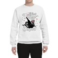 thumbnail image 2 of Wild Bobby Not Today Cupid Cute Funny Trash Panda Meme Valentine's Day Unisex Crewneck Sweatshirt, 2 of 6