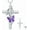E-Purple, variant on SISGEM Enamel Butterfly Cross Urn Necklace for Ashes, Cross Moissanite Butterfly Ashes Necklaces with Forever in My Heart Engraved Keepsake Cremation Locket Jewelry for Women Men