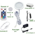 thumbnail image 3 of RGB Color Changing LED Under Cabinet Lights Kit for Kitchen Counter Wardrobe Counter Furniture Ambiance Christmas Decor Lighting, 3 of 6