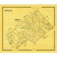 thumbnail image 2 of Arlitt 23x20 White Modern Wood Framed Museum Art Print Titled - Dewitt County Texas - Arlitt 1870, 2 of 4