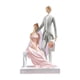 thumbnail image 1 of Figuras de amantes de la escultura de pareja, manualidades DIY, adorno del Día de San Valentín, estatua de personaje de boda para regalos de, 1 of 9