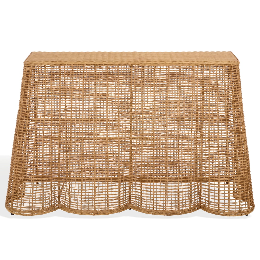 Safavieh Couture Jilliette Modern Rattan Console Table, Natural