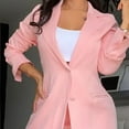 thumbnail image 6 of vigerkar Women's 2 Piece Solid Ruched Sleeve Blazer and Pants Business Office Suit Set RD1, XXL, 6 of 6