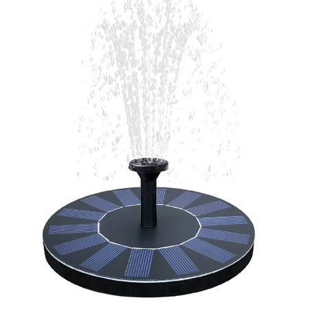 Solar Fountain with 4 Spray Heads for Bird Bath