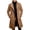 Khaki, variant on Mens Trench Outerwear tched Mens Long Trench Outerwear Fit Winter Pea Outerwear Single Breasted Business Overcoat Warm Soft Overcoat