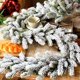 thumbnail image 2 of Decoración navideña, agujas de pino, hojas de ciprés, hojas de pino, acebo, cola de perro, simulación, puerta colgante, ratán, nieve, escarcha, 2 of 6